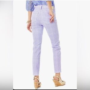 Lilly Pulitzer Purple Ankle Cropped Jumpsuit